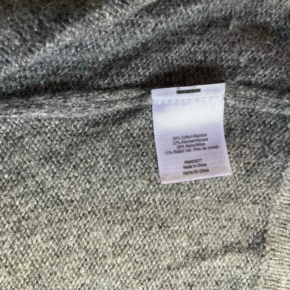 a.n.a. A New Approach Women’s Sleeveless Knit Cardigan size XL, Solid Gray - Picture 7 of 9